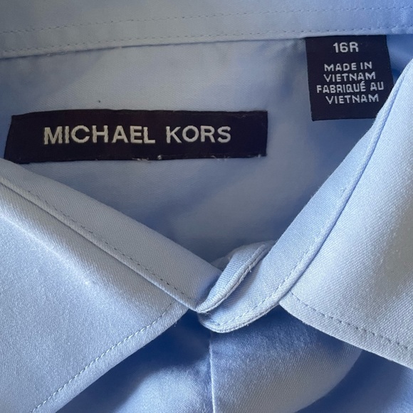 Boys Light Blue Cotton Dress Shirt - Picture 4 of 4